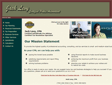 Tablet Screenshot of jacklevycpa.com